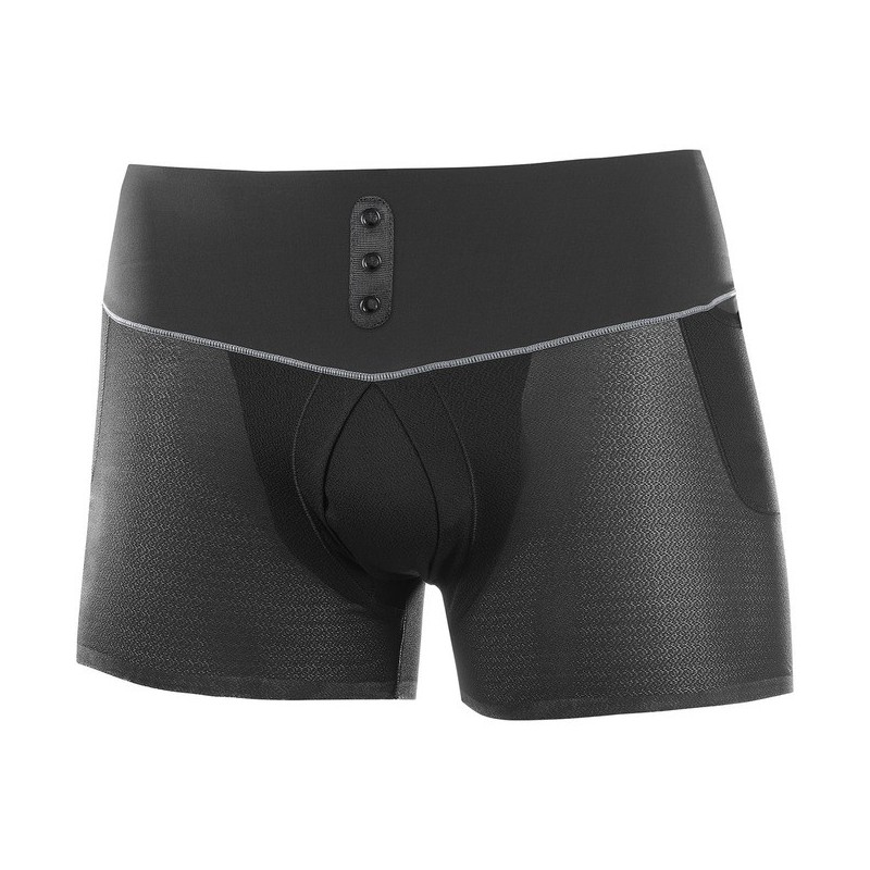 Haut ML compression SKINS A400 homme noir/jaune TAILLANT TEXTILE S