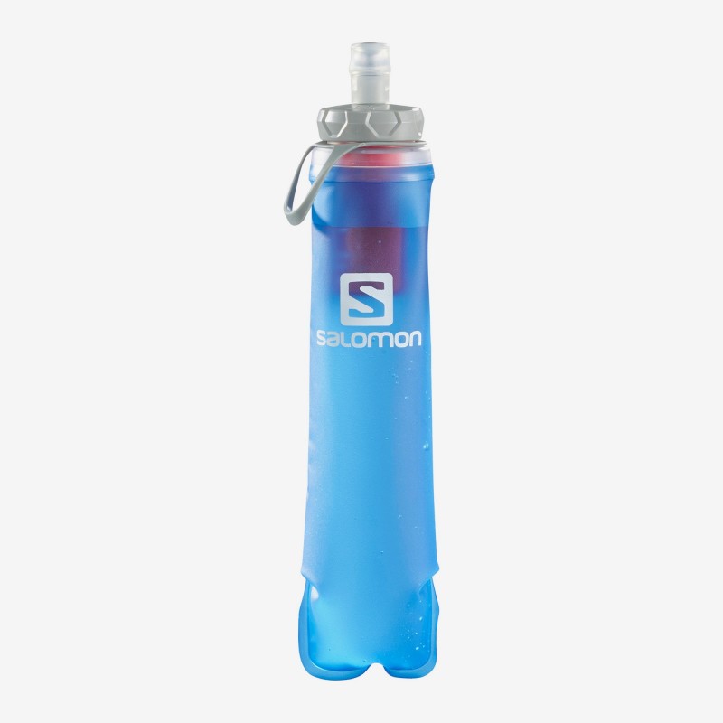 Salomon Soft Flask 500 ml/17 Oz 28 Clear Blue Poches à eau et flasques :  Snowleader