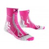 Chaussettes X-SOCKS Trail Run Energy rose/gris