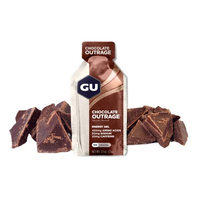 GU Gel Energy chocolat outrage