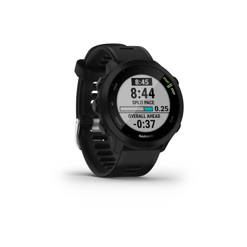 Garmin Forerunner 55 Montre GPS Course à Pied - Noire | Autonomie 2 Semaines, Capteur Cardiaque