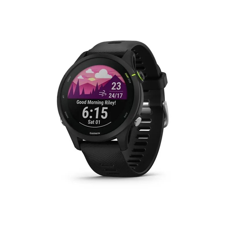 Montre pour le triathlon Garmin Forerunner 255 music noir