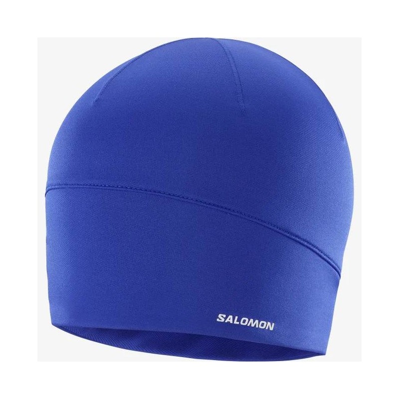 SALOMON RS PRO BEANIE NOIR ET BLEU Bonnet de running