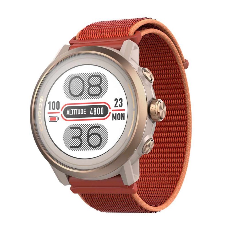 Montre GPS COROS Apex 2 coral Bracelet Nylon