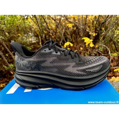 HOKA Clifton 9 Homme black...