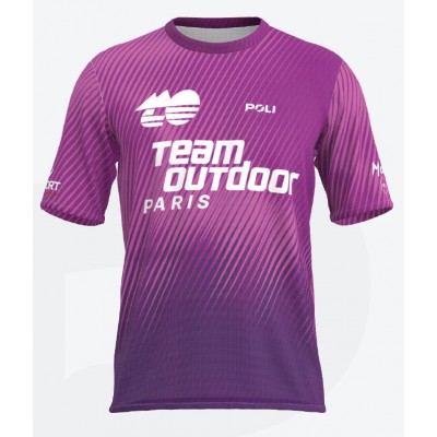 Tee-Shirt TO Mixte violet