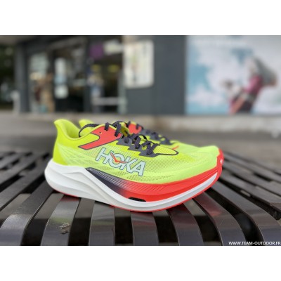 HOKA Rocket X 3 Mixte neon...