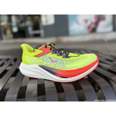 HOKA Rocket X 3 Mixte neon...