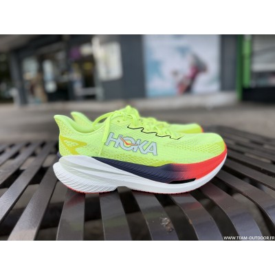 HOKA Mach X 3 Homme neon...