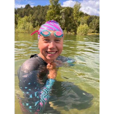 Bonnet de Bain MAKO Zebra