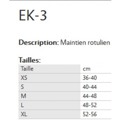 Genouillère ZAMST EK-3