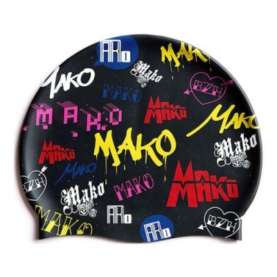 Bonnet de bain MAKO Logo